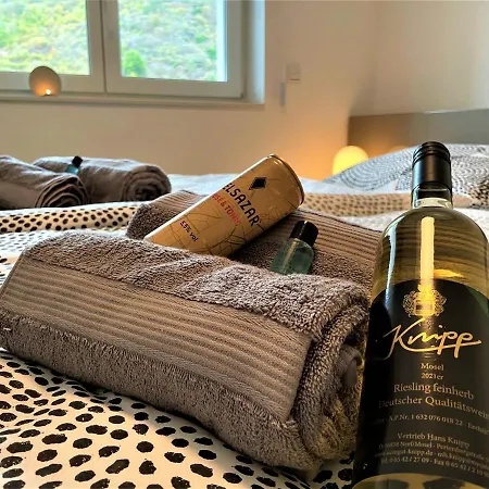 Villa Moselufer, Aussicht Auf Burg Cochem Und Mosel, Barrierefrei , Balkon Apartman